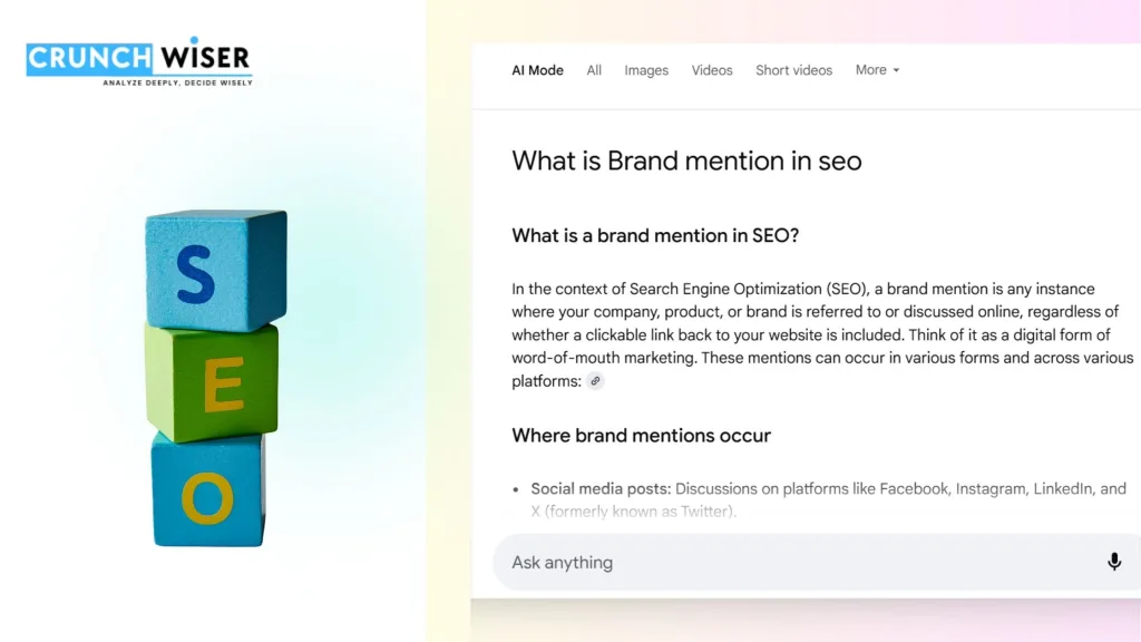 Brand Mentions In SEO - Crunchwiser