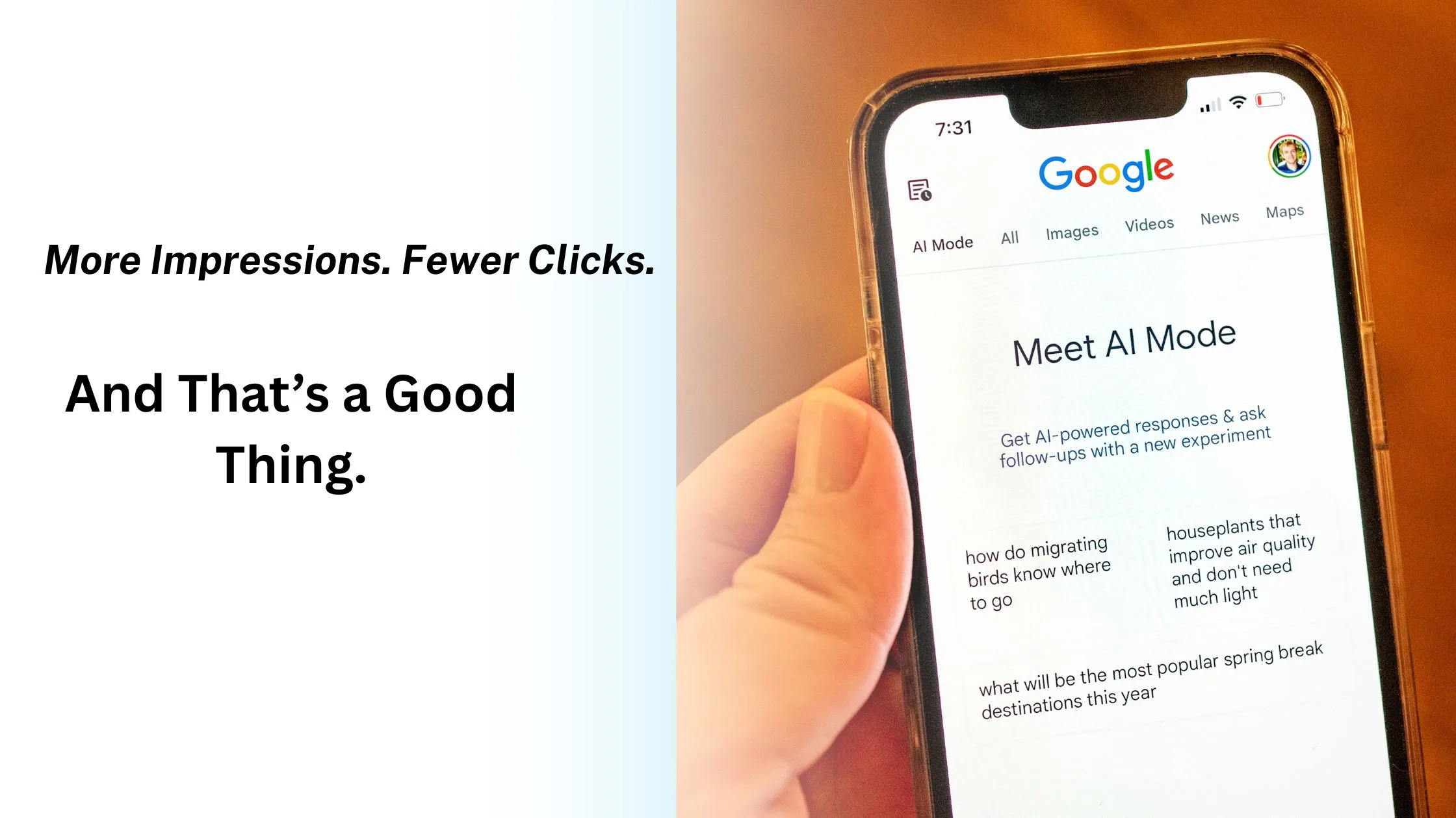 You are currently viewing Why Increasing Impressions but Decreasing CTR Might Be a Good Sign in AI-Powered Search